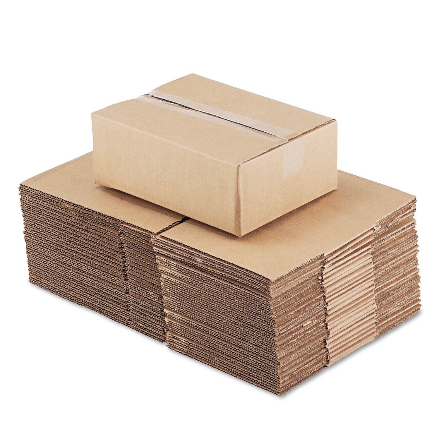 Universal Fixed-Depth Corrugated Shipping Boxes, Regular Slotted Container (RSC), 9" x 12" x 4", Brown Kraft, 25/Bundle (1294)