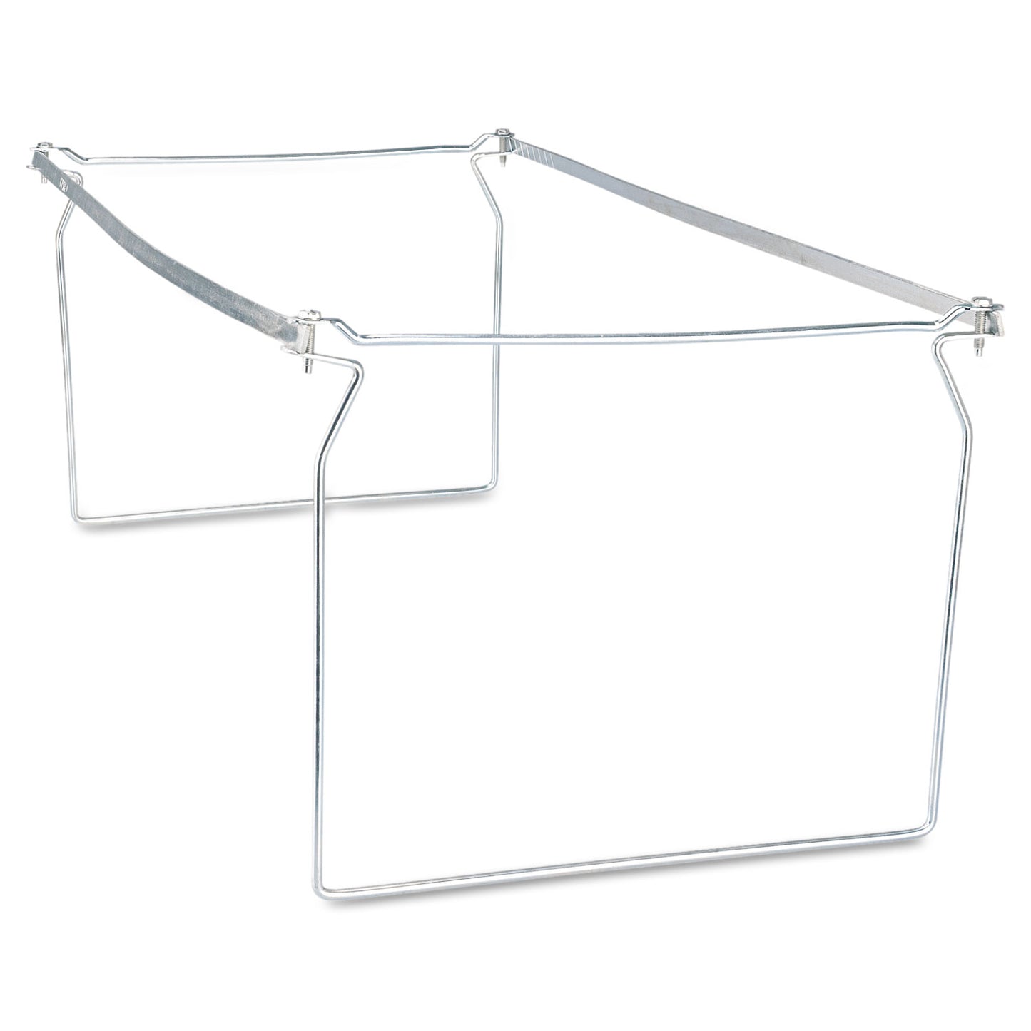 Universal Screw-Together Hanging Folder Frame, Letter Size, 23" to 26.77" Long, Silver (17000)