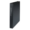 Universal Deluxe Non-View D-Ring Binder with Label Holder, 3 Rings, 1" Capacity, 11 x 8.5, Black (20761)