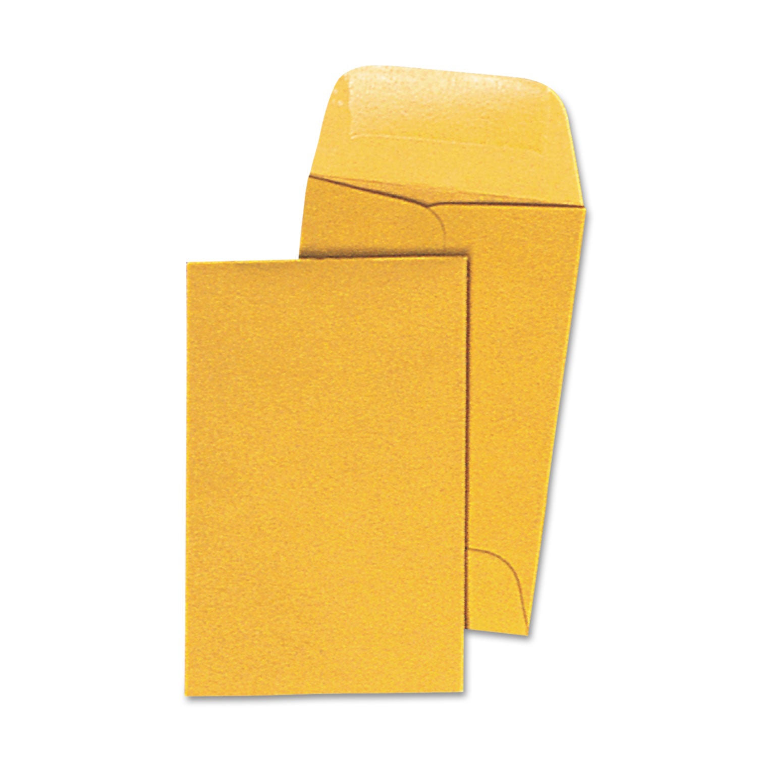 Universal Kraft Coin Envelope, #1, Round Flap, Gummed Closure, 2.25 x 3.5, Light Brown Kraft, 500/Box (35300)