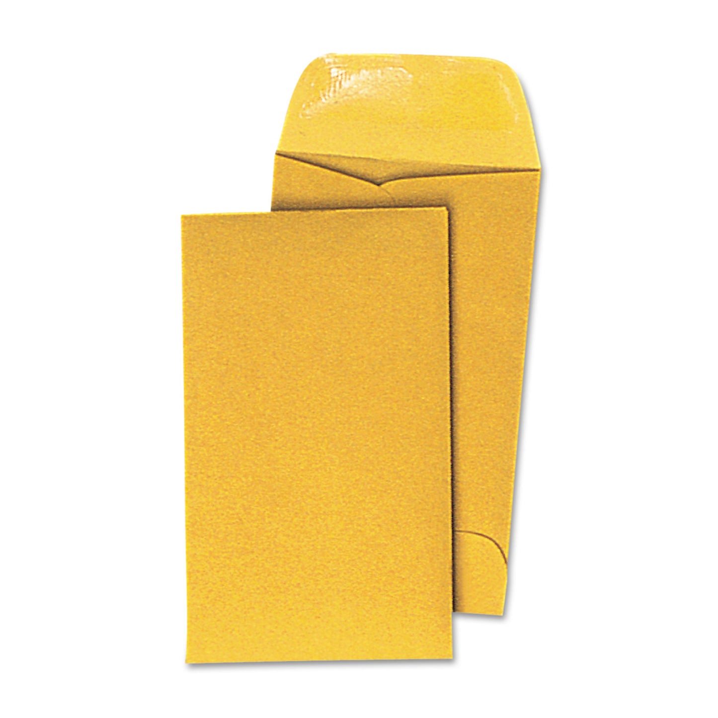 Universal Kraft Coin Envelope, #7, Round Flap, Gummed Closure, 3.5 x 6.5, Light Brown Kraft, 500/Box (35303)