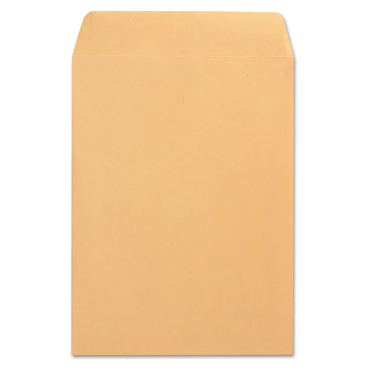 Universal Catalog Envelope, 28 lb Bond Weight Kraft, #10 1/2, Square Flap, Gummed Closure, 9 x 12, Brown Kraft, 250/Box (41165)