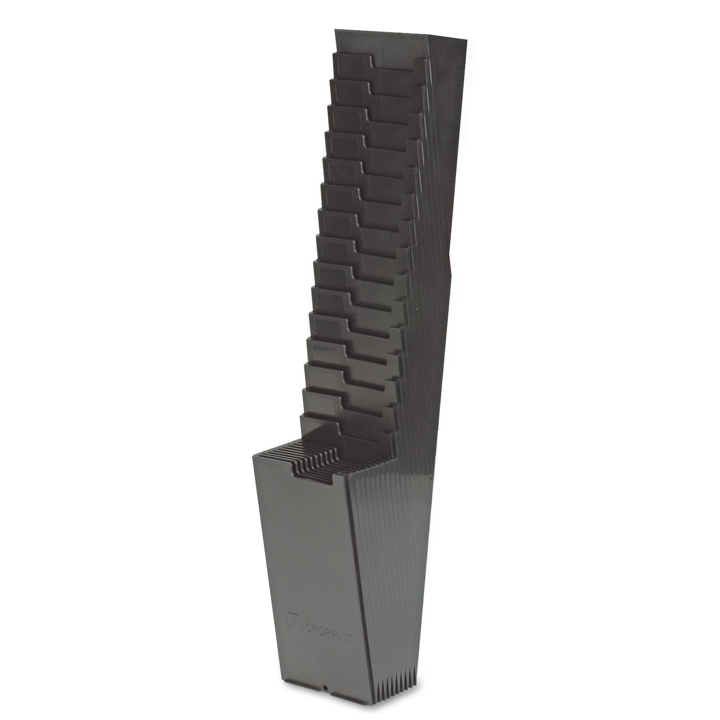 Acroprint Time Card Rack, 25 Pockets, Plastic, Black (810118000)