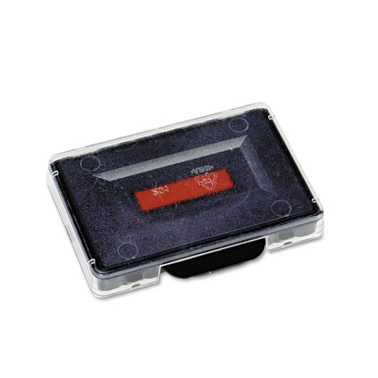 T5460 Professional Replacement Ink Pad for Trodat Custom Self-Inking Stamps, 1.38" x 2.38", Blue/Red (P5460BR)