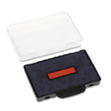 T5460 Professional Replacement Ink Pad for Trodat Custom Self-Inking Stamps, 1.38" x 2.38", Blue/Red (P5460BR)