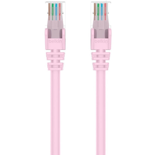 Belkin Cbl,cat6,utp,rj45m/m,75 ,pnk,sngl (A3L98075PNKS)