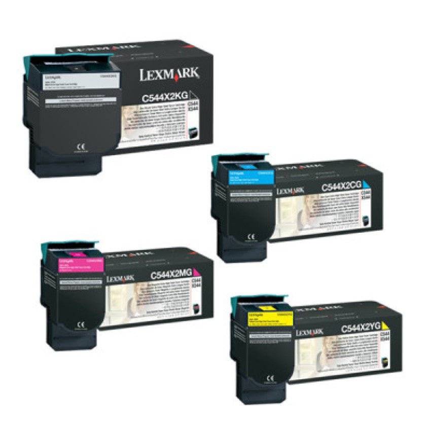 Lexmark C544 Toner Cartridge Set