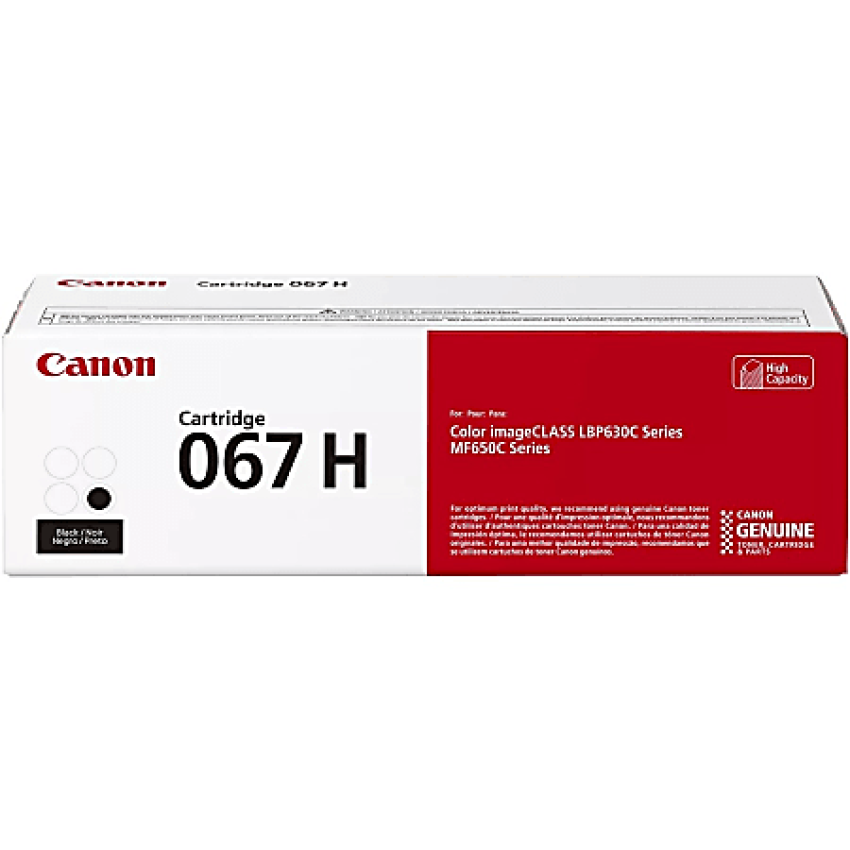 Canon 067 H Black High Yield Toner Cartridge (5106C001)