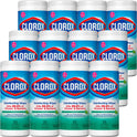 Clorox Disinfecting Wipes, 1-Ply, 7 x 8, Fresh Scent, White, 35/Canister, 12 Canisters/Carton (01593CT)