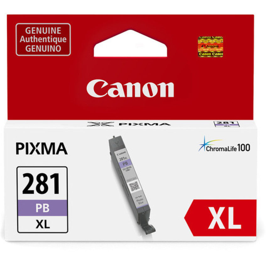 Canon 2038C001 (CLI-281) ChromaLife100 Ink, Blue