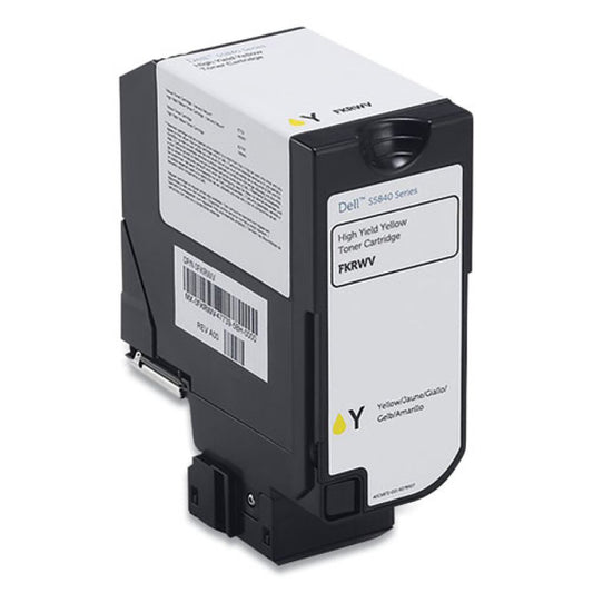 Dell H6VRY High Yield Yellow Toner Cartridges