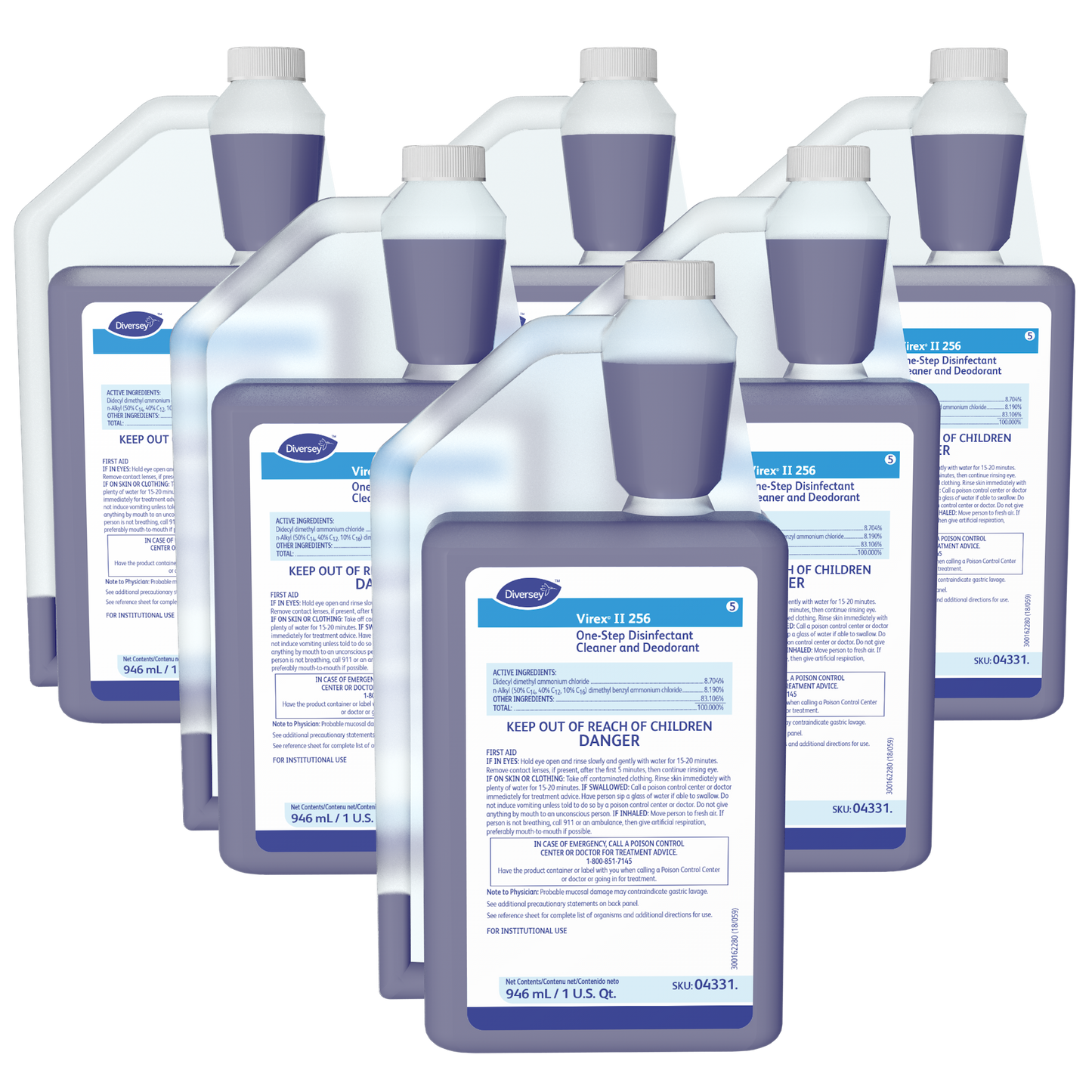 Diversey Virex II 256 Disinfectant Cleaner (04331)