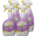 Diversey Crew Shower, Tub and Tile Cleaner, Liquid, 32 oz, 4/Carton (CBD540281)