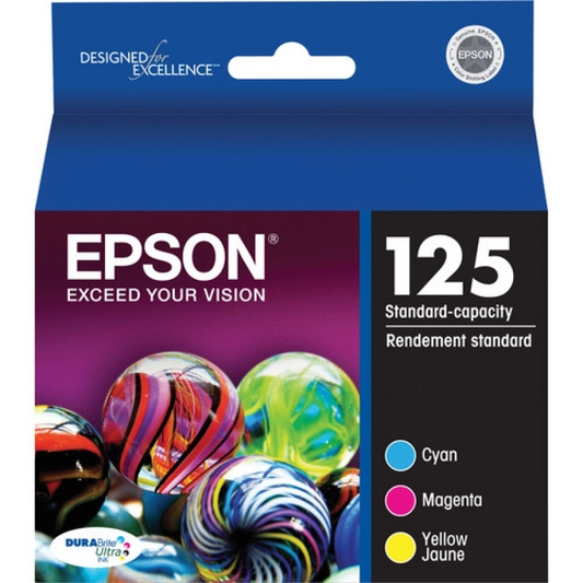 Epson T125520-S (125) DURABrite Ultra Ink, Cyan