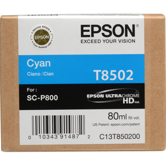 Epson T850200 Ink, Cyan