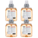 GOJO Luxury Foam Antibacterial Handwash Refill, Fresh Fruit Scent, 1,250 mL, 4/Carton (516204CT)
