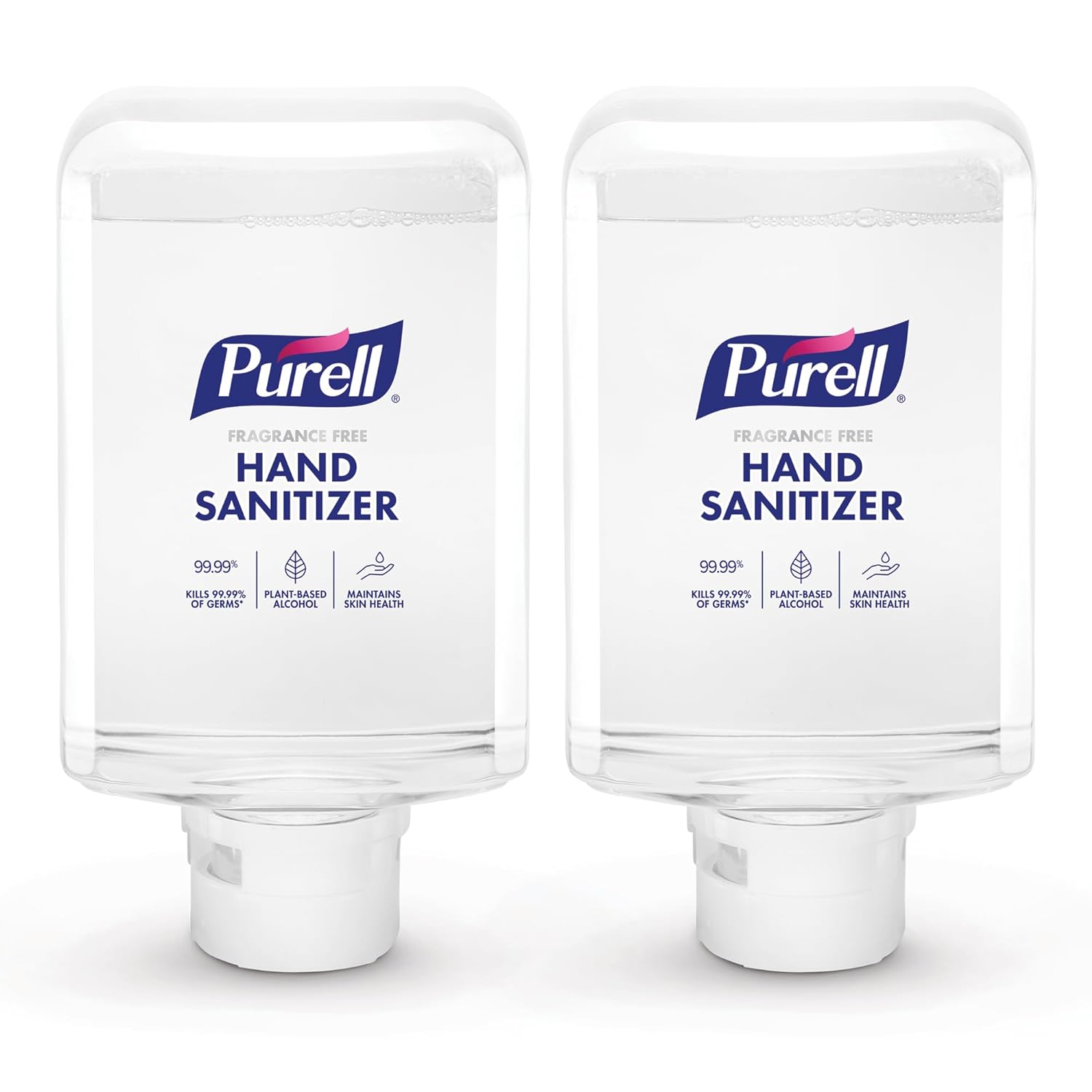 PURELL Advanced Hand Sanitizer Fragrance Free Foam, For ES10 Automatic Dispensers, 1,200 mL Refill, Fragrance Free, 2/Carton (835102CT)