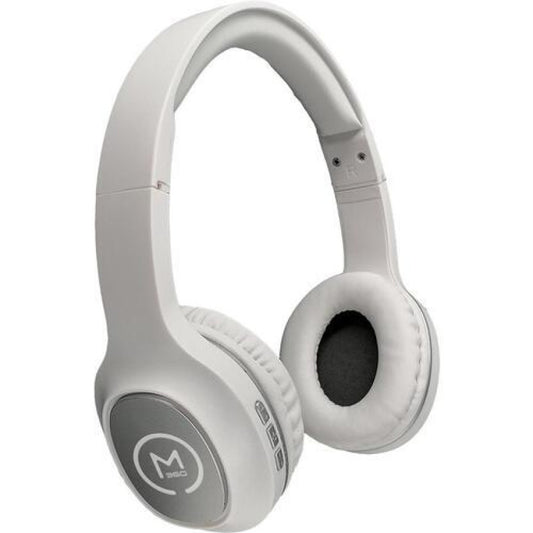Morpheus 360 Tremors Wireless On-ear Headphones - Bluetooth 5.0 Headset With Microphone Stereo Wiredwireless 32 Ohm Whitesilver (HP4500W)