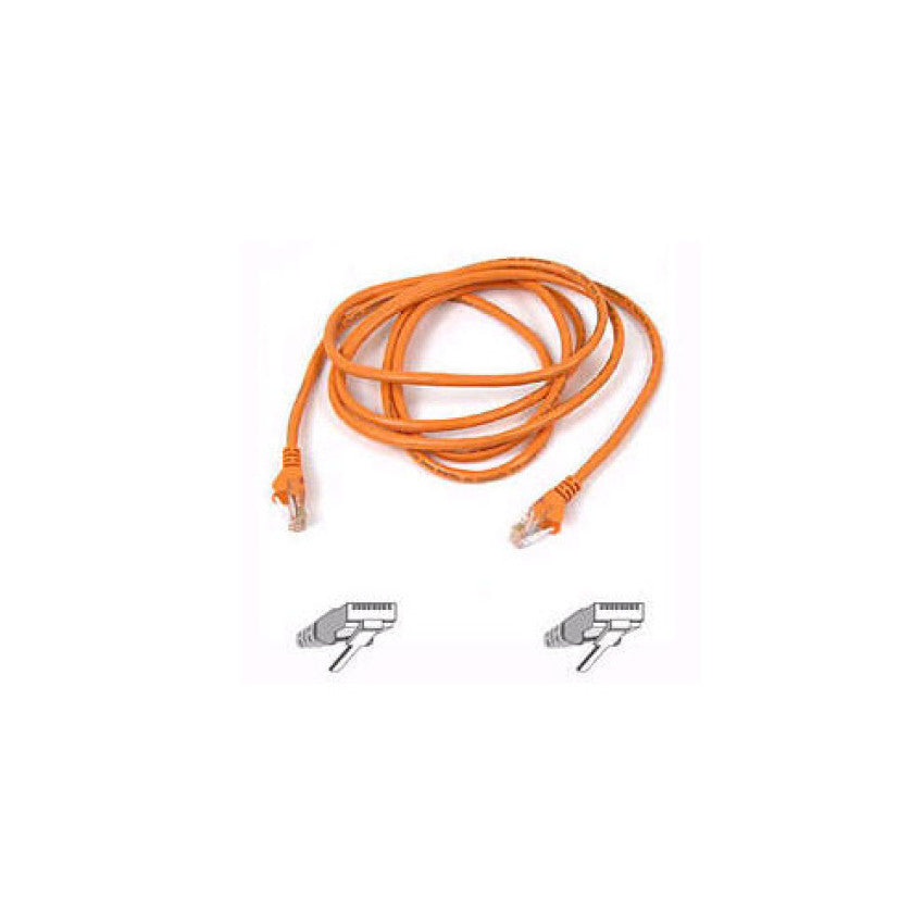 Belkin 3ft Cat5e Snagless Patch Cable Orange (A3L79103ORGS)