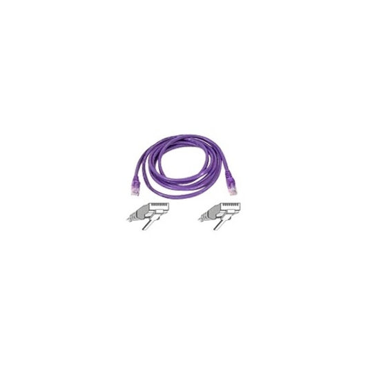 Belkin 7ft Cat5e Snagless Patch Cable Purple (A3L79107PURS)