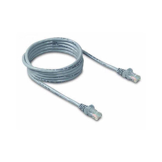 Belkin 15ft Cat5e Snagless Patch Cable Gray (A3L79115S)