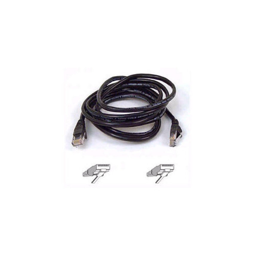 Belkin 6ft Cat5e Snagless Patch Cable Black (A3L79106BLKS)