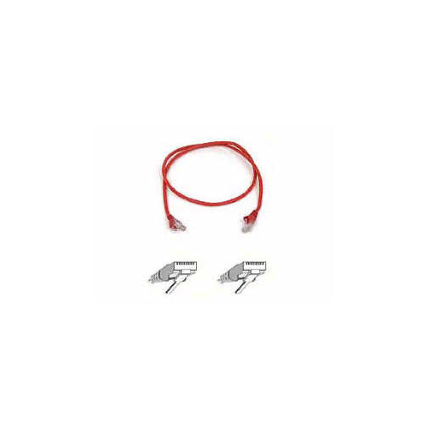 Belkin Cat5e X-over Cable Rj45m/rj45m 3ft Red (A3X12603REDS)