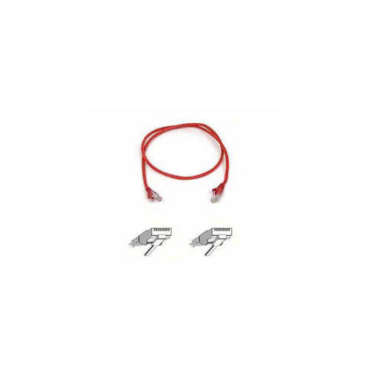 Belkin Cat5e X-over Cable Rj45m/rj45m 3ft Red (A3X12603REDS)