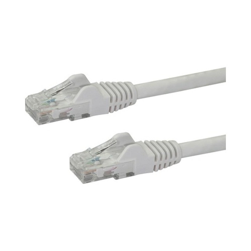 StarTech 10ft Cat6 Ethernet Cable White 100w Poe (N6PATCH10WH)