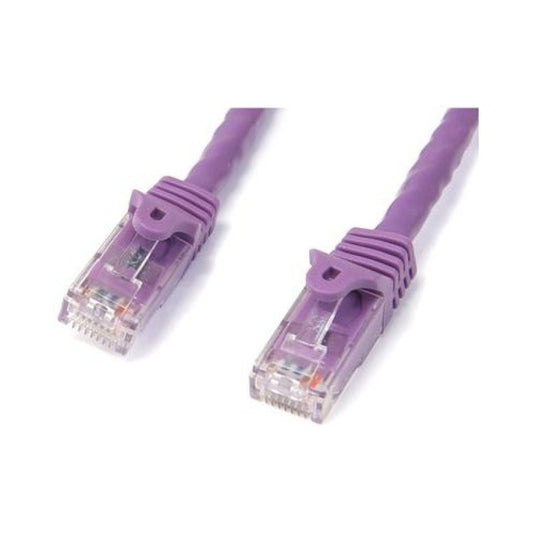 StarTech 15ft Cat6 Ethernet Cable Purple 100w Poe (N6PATCH15PL)