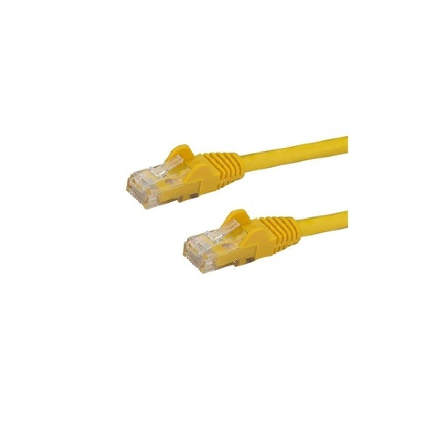 StarTech 25ft Cat6 Ethernet Cable Yellow 100w Poe (N6PATCH25YL)