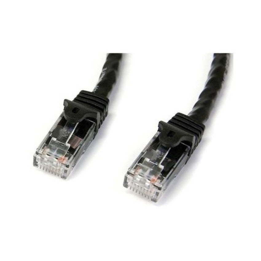 StarTech 100ft Cat6 Ethernet Cable Black 100w Poe (N6PATCH100BK)