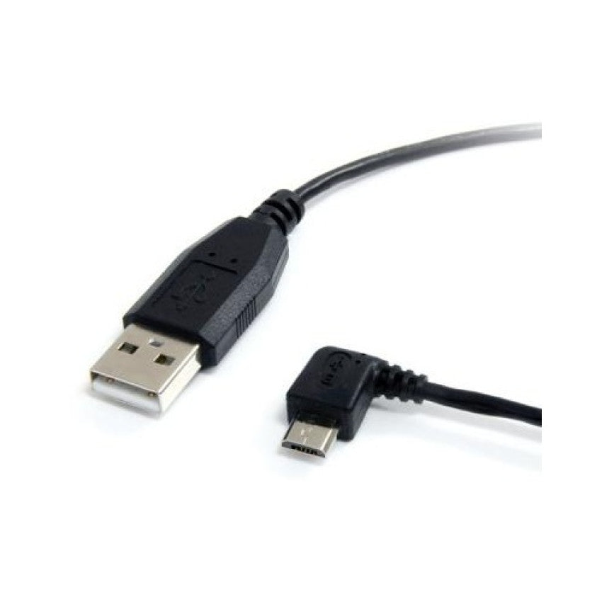StarTech 1 Ft Usb To Left Angle Micro Usb Cable (UUSBHAUB1LA)