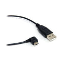 StarTech 1 Ft Usb To Right Angle Micro Usb Cable (UUSBHAUB1RA)