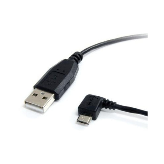 StarTech 3 Ft Usb To Left Angle Micro Usb Cable (UUSBHAUB3LA)