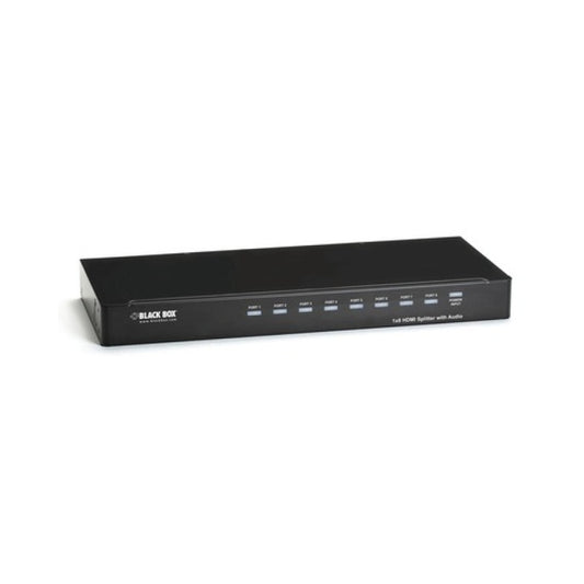 Black Box Hdmi Splitter With Audio - 1x8, Gsa, Taa (AVSPHDMI1X8)