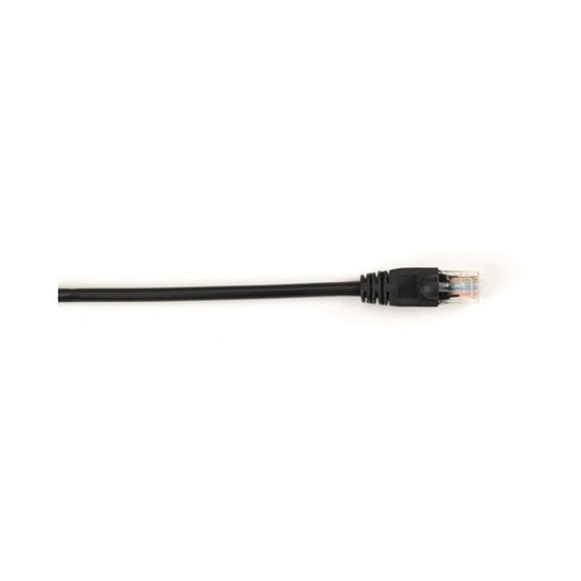 Black Box Cat6 250-mhz Molded Snagless Stranded Ethernet Patch Cable-unshielded (utp), Cm Pvc (rj45 M/m), Black, 25-ft. (7.6-m) (CAT6PC025BK)