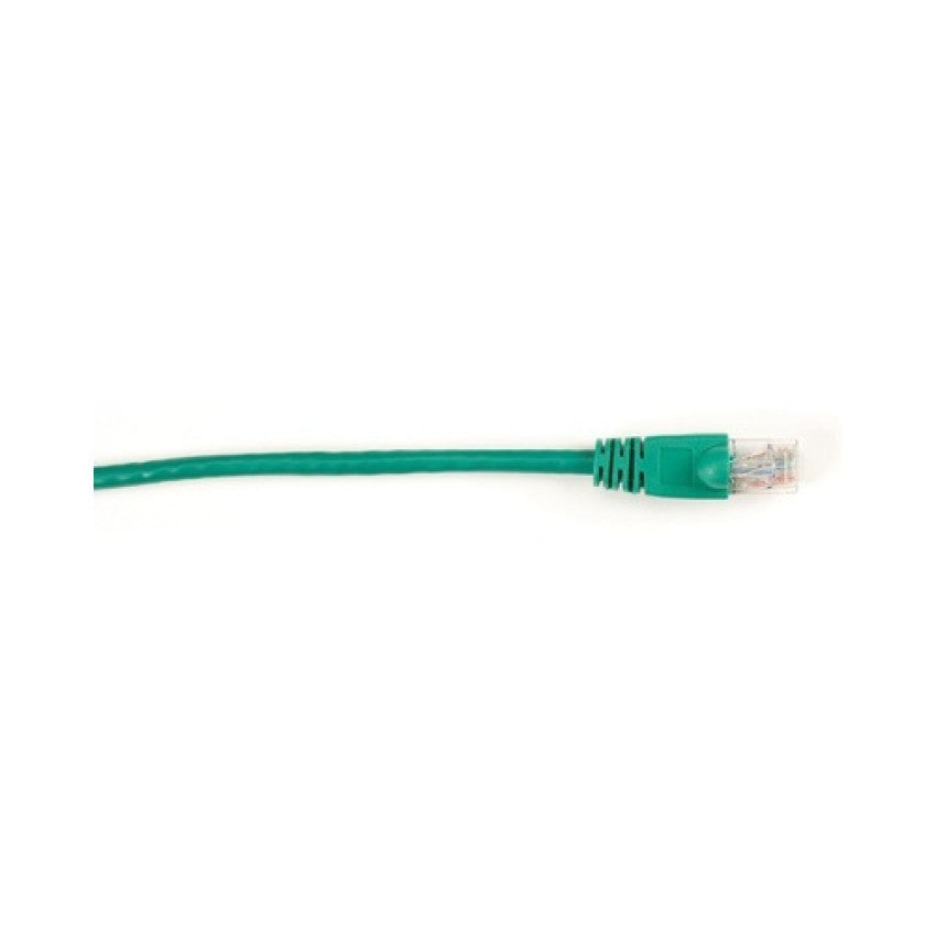 Black Box Cat6 250-mhz Molded Snagless Stranded Ethernet Patch Cable-unshielded (utp), Cm Pvc (rj45 M/m), Green, 25-ft. (7.6-m) (CAT6PC025GN)