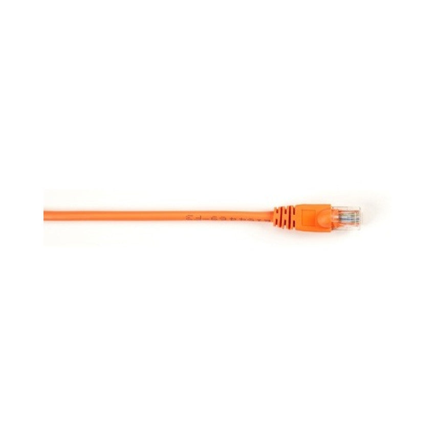 Black Box Cat6 250-mhz Molded Snagless Stranded Ethernet Patch Cable-unshielded (utp), Cm Pvc (rj45 M/m), Orange, 25-ft. (7.6-m) (CAT6PC025OR)