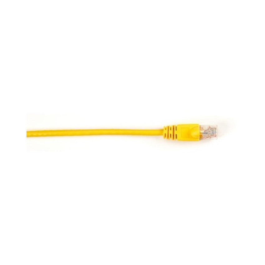 Black Box Cat6 250-mhz Molded Snagless Stranded Ethernet Patch Cable-unshielded (utp), Cm Pvc (rj45 M/m), Yellow, 25-ft. (7.6-m) (CAT6PC025YL)