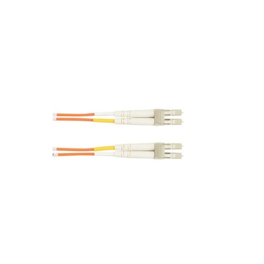 Black Box Om1 62.5/125 Multimode Fiber Optic Patch Cable - Ofnr Pvc, Lc To Lc, Orange, 3-m (9.8-ft.) (EFN110003MLCLC)