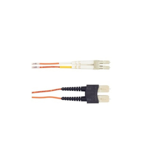 Black Box Om1 62.5/125 Multimode Fiber Optic Patch Cable - Ofnr Pvc, Sc To Lc, Orange, 3-m (9.8-ft.) (EFN110003MSCLC)