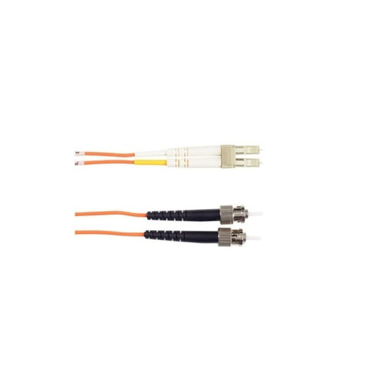 Black Box Om1 62.5/125 Multimode Fiber Optic Patch Cable - Ofnr Pvc, St To Lc, Orange, 3-m (9.8-ft.) (EFN110003MSTLC)