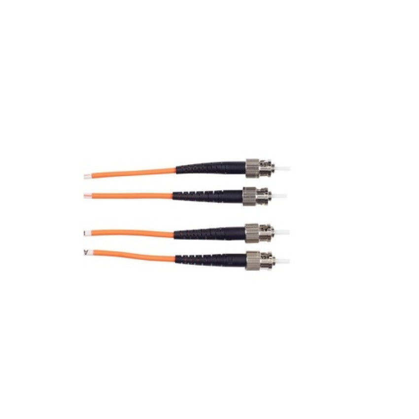 Black Box Om1 62.5/125 Multimode Fiber Optic Patch Cable - Ofnr Pvc, St To St, Orange, 10-m (32.8-ft.) (EFN110010MSTST)