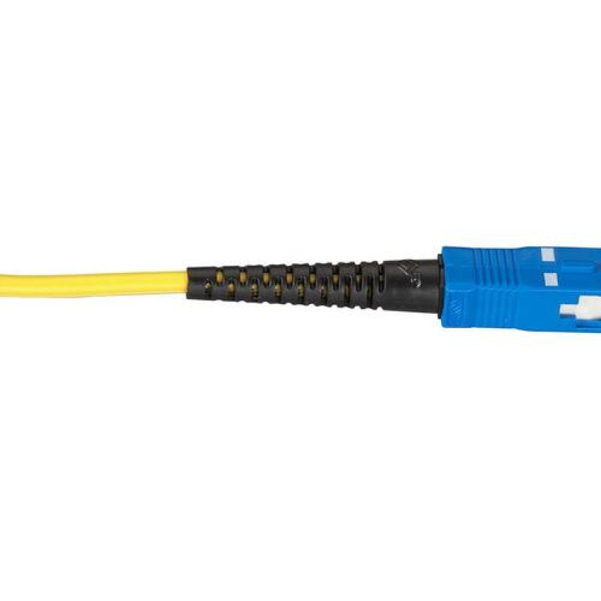 Black Box Os2 9/125 Singlemode Fiber Optic Patch Cable - Ofnr Pvc, Sc To Sc, Yellow, 2-m (6.5-ft.) (EFN310002MSCSC)