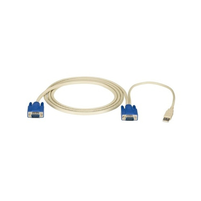 Black Box Kvm Cpu Cable - Ec Series, Vga, Usb, 6-ft. (1.8-m) (EHN9000U0006)