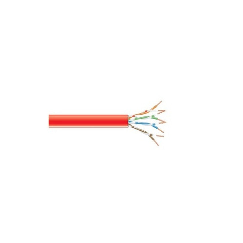 Black Box Cat6 550-mhz Stranded Ethernet Bulk Cable - Unshielded (utp), Cm Pvc, Red, 1000-ft. (304.8-m) Spool, Gsa, Taa (EVNSL0643A1000)