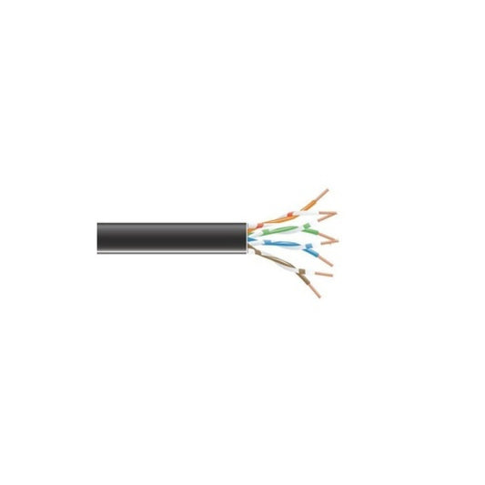 Black Box Cat6 550-mhz Stranded Ethernet Bulk Cable - Unshielded (utp), Cm Pvc, Black, 1000-ft. (304.8-m) Spool, Gsa, Taa (EVNSL0647A1000)