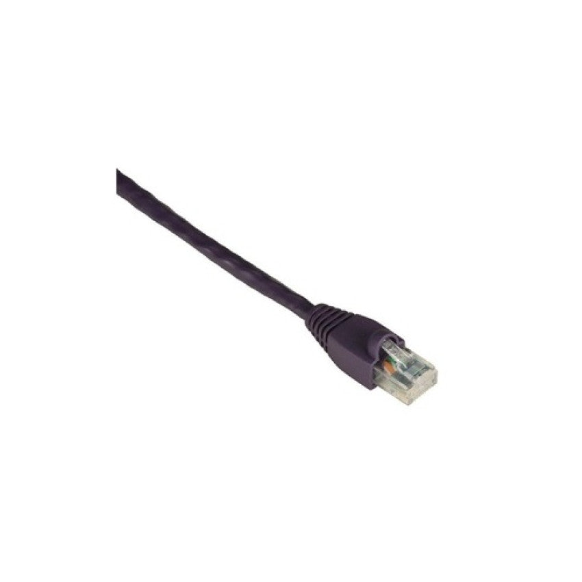 Black Box Cat6 550-mhz Snagless Stranded Ethernet Patch Cable - Unshielded (utp), Cm Pvc (rj45 M/m), Purple, 1-ft. (0.3-m) (EVNSL6480001)