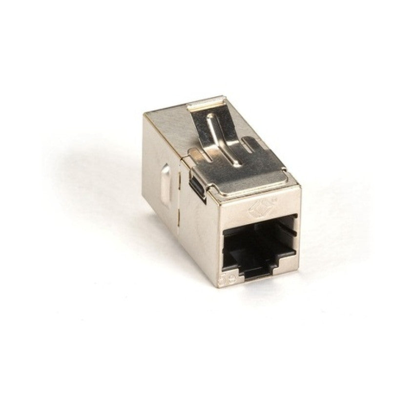 Black Box Cat5e Shielded Straight-pin Keystone Coupler - Silver, Gsa, Taa (FM593)